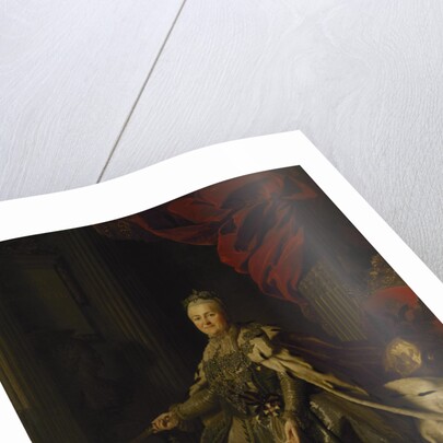 Portrait of Empress Catherine II by Anonymous