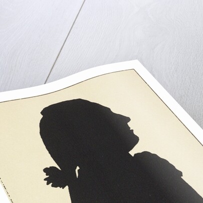 Portrait of Count Franz von Walsegg. Silhouette by Anonymous