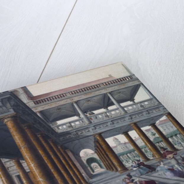 Architectural Caprice with Figures by Anonymous