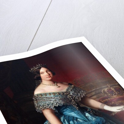 Portrait of Isabella II of Spain by Anonymous