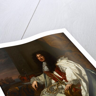 Portrait of Charles II of England, in the robes of the Order of the Garter by Anonymous