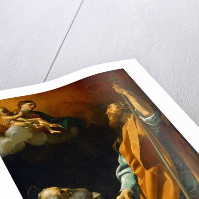 Virgin Mary appears to Saints James and Anthony Abbas by Anonymous