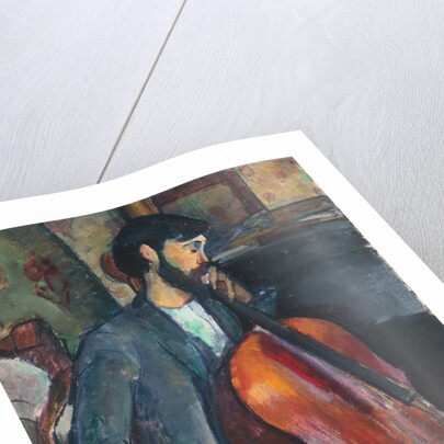 The Violoncello Player by Anonymous