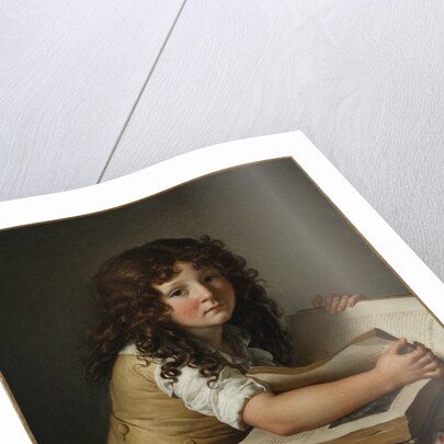 Benoît Agnès Trioson with a book by Anonymous