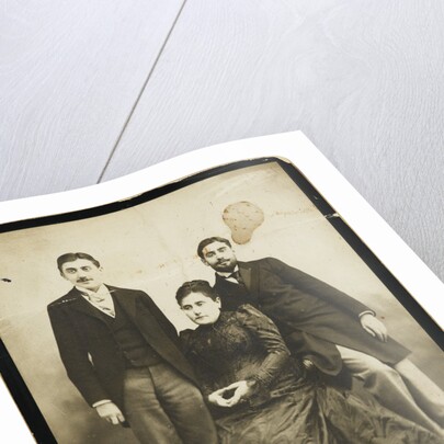 Jeanne Proust née Weil and her two sons Marcel and Robert by Anonymous