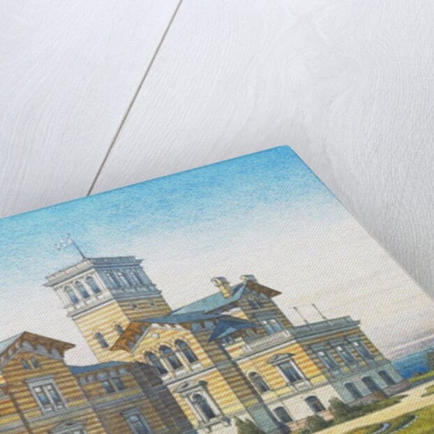 Lover dacha at the Alexandria Park in Peterhof by Anonymous