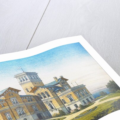 Lover dacha at the Alexandria Park in Peterhof by Anonymous