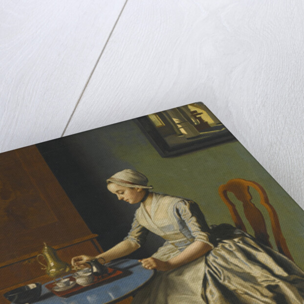 A Dutch Girl At Breakfast by Anonymous