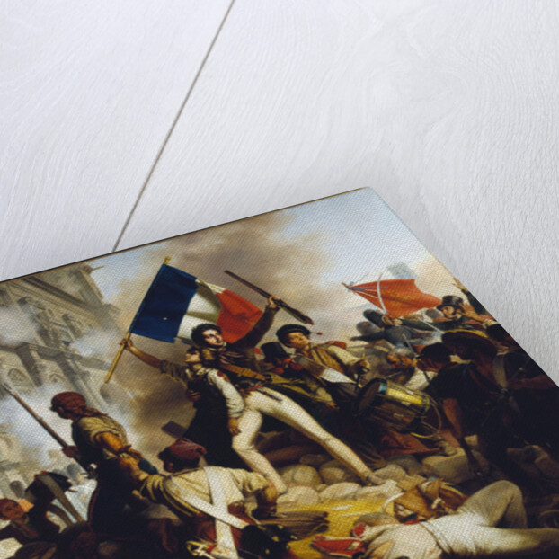 Battle outside the Hôtel de Ville, 28 July 1830 by Anonymous