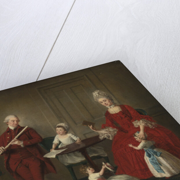 Portrait of Mr. And Mrs. James Blew And Their Three Children In An Elegant Interior by Anonymous