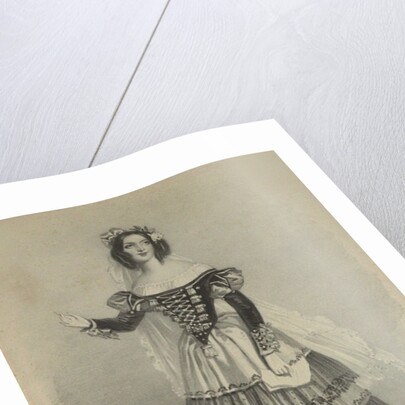 Mademoiselle Schieroni as Susanna in Le Nozze di Figaro by Wolfgang Amadeus Mozart by Anonymous