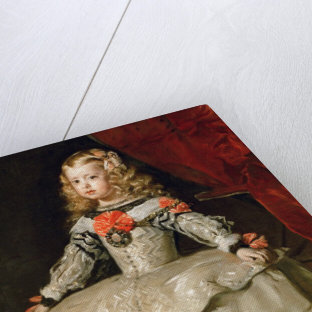 Portrait of the Infanta Margaret Theresa in a white Dress by Anonymous