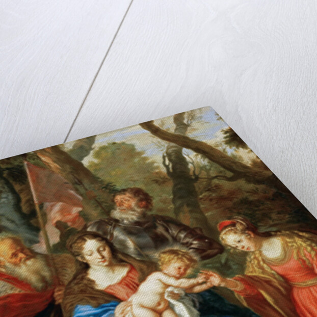 The Mystical Marriage of Saint Catherine with Saints Leopold and William by Anonymous