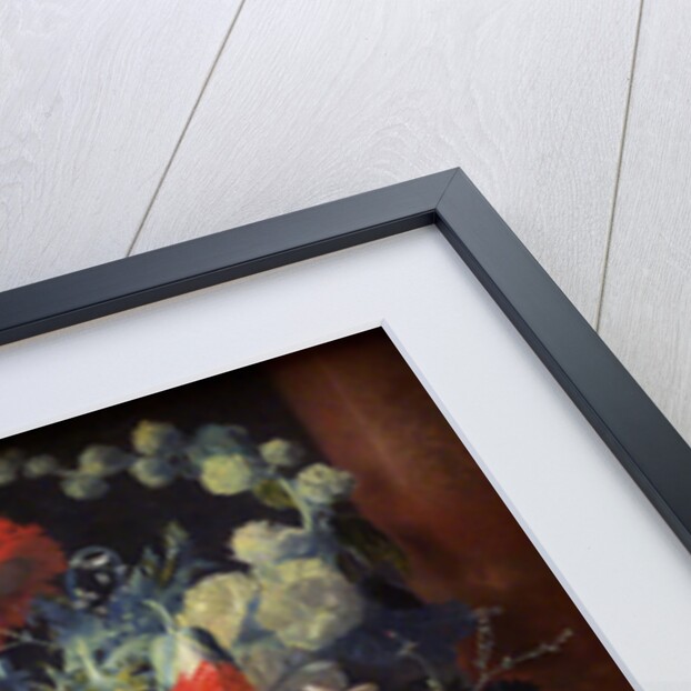 Bouquet of Flowers at a Column by Anonymous