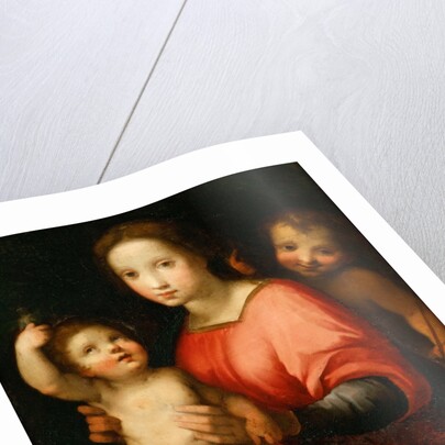 Virgin and child with John the Baptist as a Boy by Anonymous