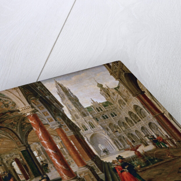 Palace with musicians by Anonymous