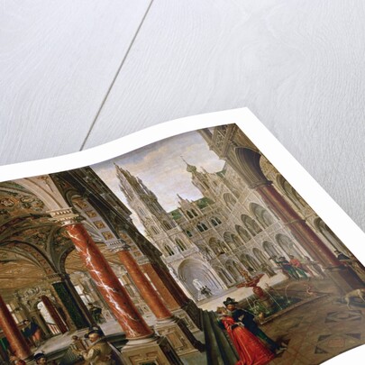 Palace with musicians by Anonymous