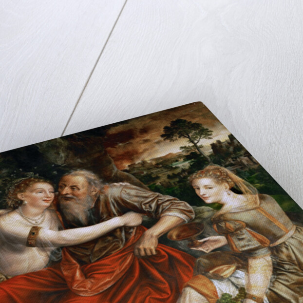 Lot and his Daughters by Anonymous