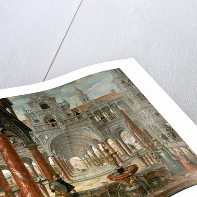 Palace with distinguished visitors by Anonymous