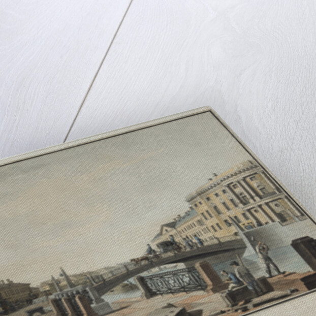 View of the Green Bridge in Saint Petersburg by Anonymous
