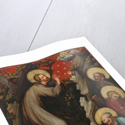 Christ on the Mount of Olives, ca 1380 by Anonymous