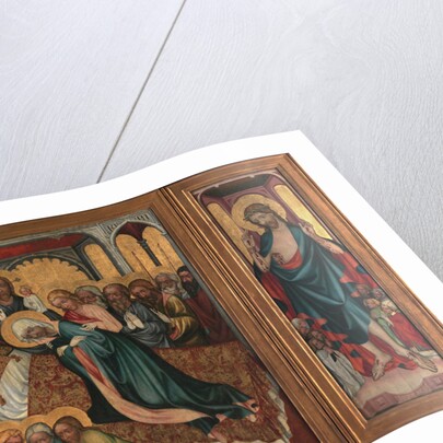 The Death of the Virgin. The Roudnice Altarpiece, c.1410 by Anonymous