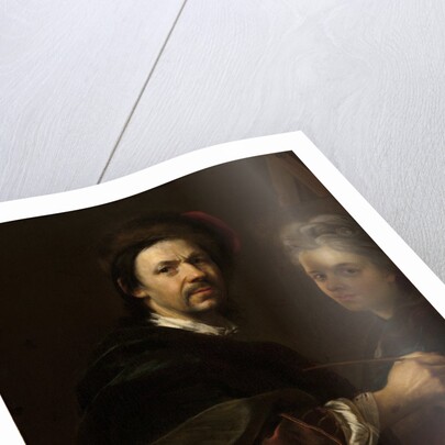 Self-Portrait with Wife, 1711 by Anonymous