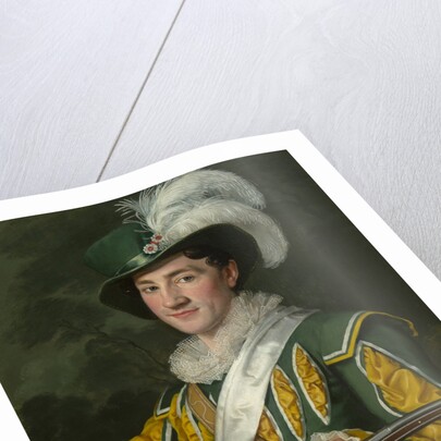 Alois Jelen as Max in the opera Der Freischütz by Carl Maria von Weber, 1826 by Anonymous