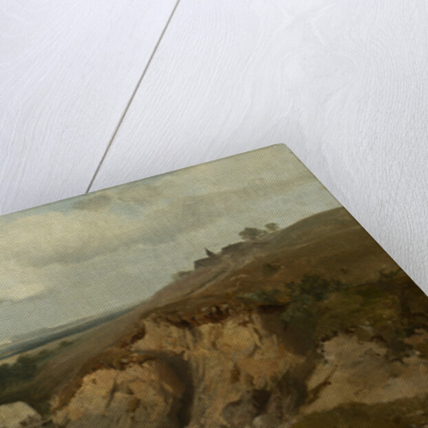 Landscape with a Wooden Bridge, 1858 by Anonymous