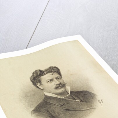 Portrait of the opera singer Francesco Tamagno, 1887 by Anonymous