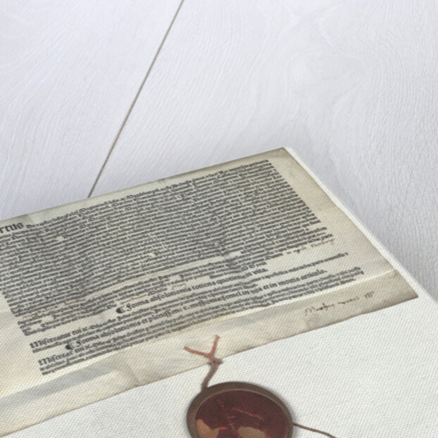 Letter of indulgence offered by Albert, archbishop of Mainz, on the authority of Pope Leo X, 1517 by Anonymous