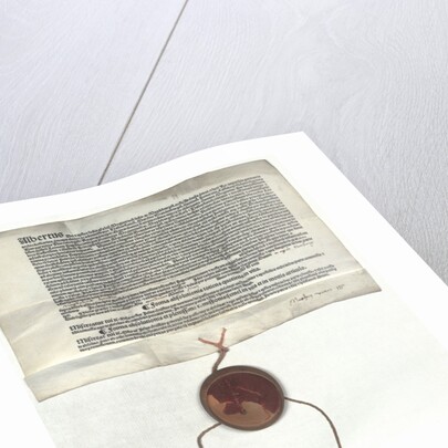 Letter of indulgence offered by Albert, archbishop of Mainz, on the authority of Pope Leo X, 1517 by Anonymous