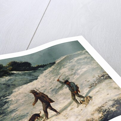 Hunters in the Snow (Chasseurs dans la neige), ca 1864 by Anonymous