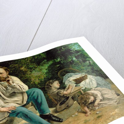 Pierre-Joseph Proudhon and his children, 1865 by Anonymous