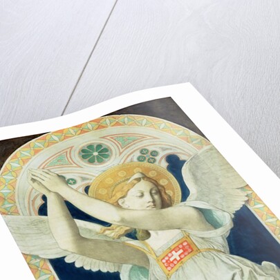 The Archangel Raphael. Cardboard for the windows of the Chapel of St. Ferdinand, 1842 by Anonymous