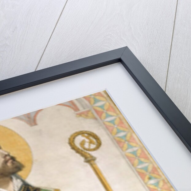 Saint Rupert of Salzburg. Cardboard for the windows of the Chapel of St. Ferdinand, 1842 by Anonymous