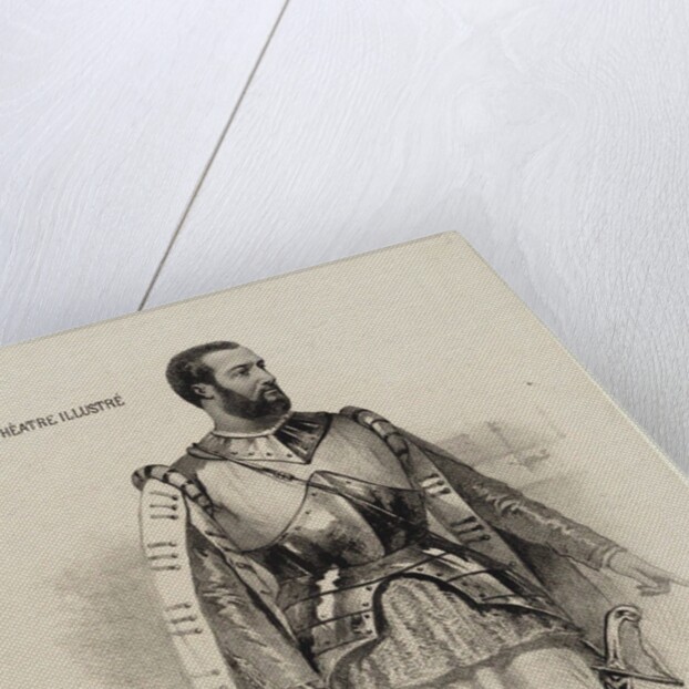 Enrico Tamberlik as Otello in opera Otello by Giuseppe Verdi, 1868-1870 by Anonymous