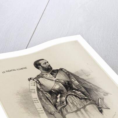 Enrico Tamberlik as Otello in opera Otello by Giuseppe Verdi, 1868-1870 by Anonymous