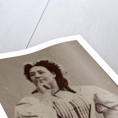 Rosina Penco as Leonora in Opera Il trovatore by Giuseppe Verdi, Teatro Apollo, Rome, 19 by Anonymous