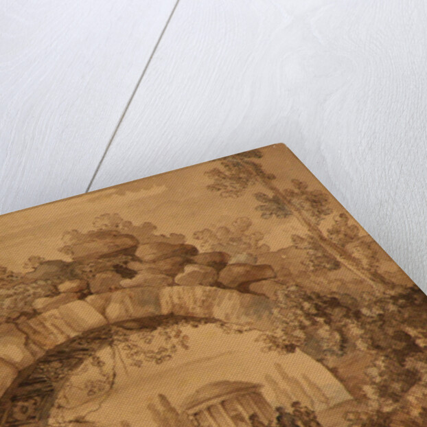 Park Landscape With An Arch, 1800s by Anonymous