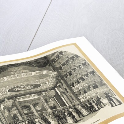 Teatro Apollo, Rome, on the evening of November 15, 1847, by Anonymous