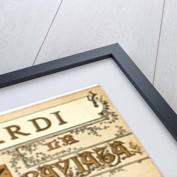 Cover of the vocal score of opera La Traviata by Giuseppe Verdi, 1853 by Anonymous