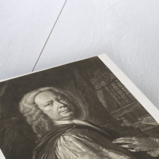 Portrait of the Composer Johann Christoph Pepusch, First half of the 18th cent by Anonymous