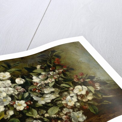 Branche de pommier en fleurs, 1872 by Anonymous