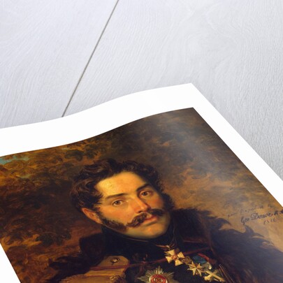 Portrait of General Count Alexander Fyodorovich Shcherbatov, 1826 by Anonymous