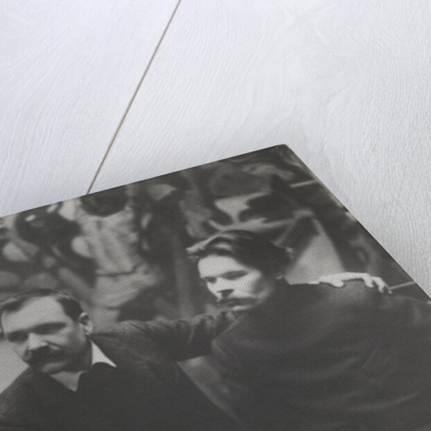 Akseli Gallen-Kallela and Maxim Gorky in Helsinki, c. 1905 by Anonymous