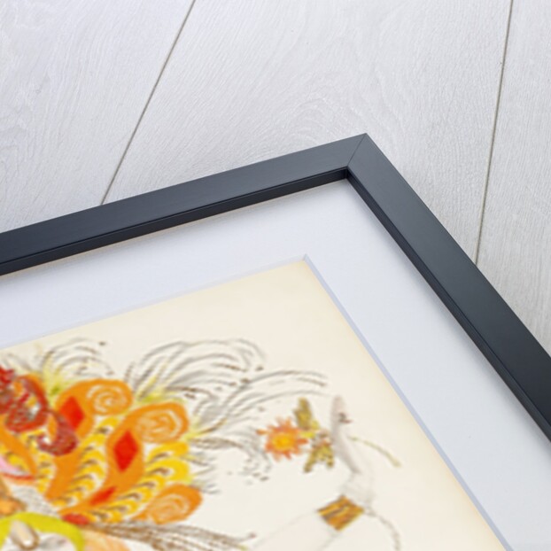 Costume design for the ballet The Firebird (Loiseau de feu) by I. Stravinsky, 1922 by Anonymous