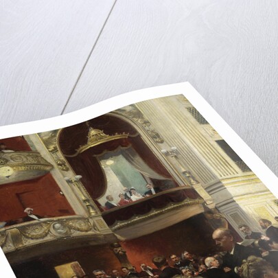 An Evening at the Royal Theatre, Copenhagen, 1887-1888 by Anonymous
