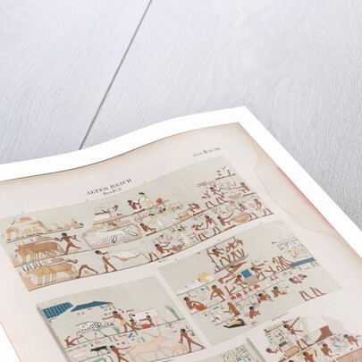 Old Kingdom. Fourth Dynasty. Pyramids at Saqqara. Monuments from Egypt and Ethiopia, ca. 1849 by Anonymous