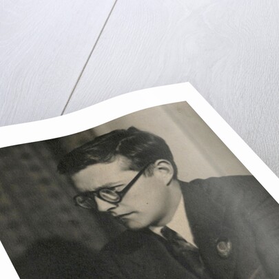 Portrait of the composer Dmitri Shostakovich, 1940 by Anonymous